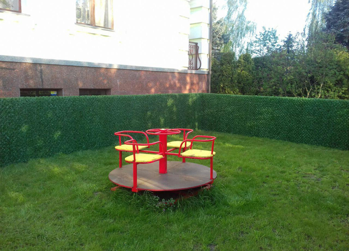 Зелёный забор для детских площадок Киев